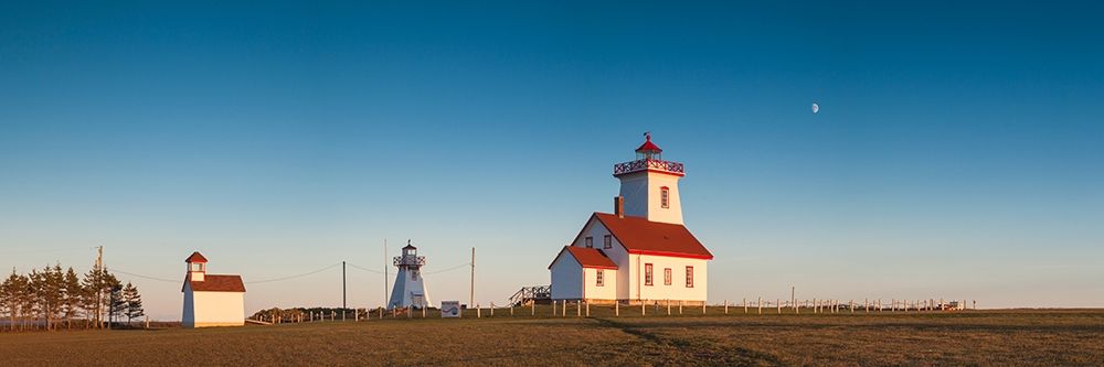 Canada-Prince Edward Island-Wood Islands-Wood Islands Lighthouse-sunset